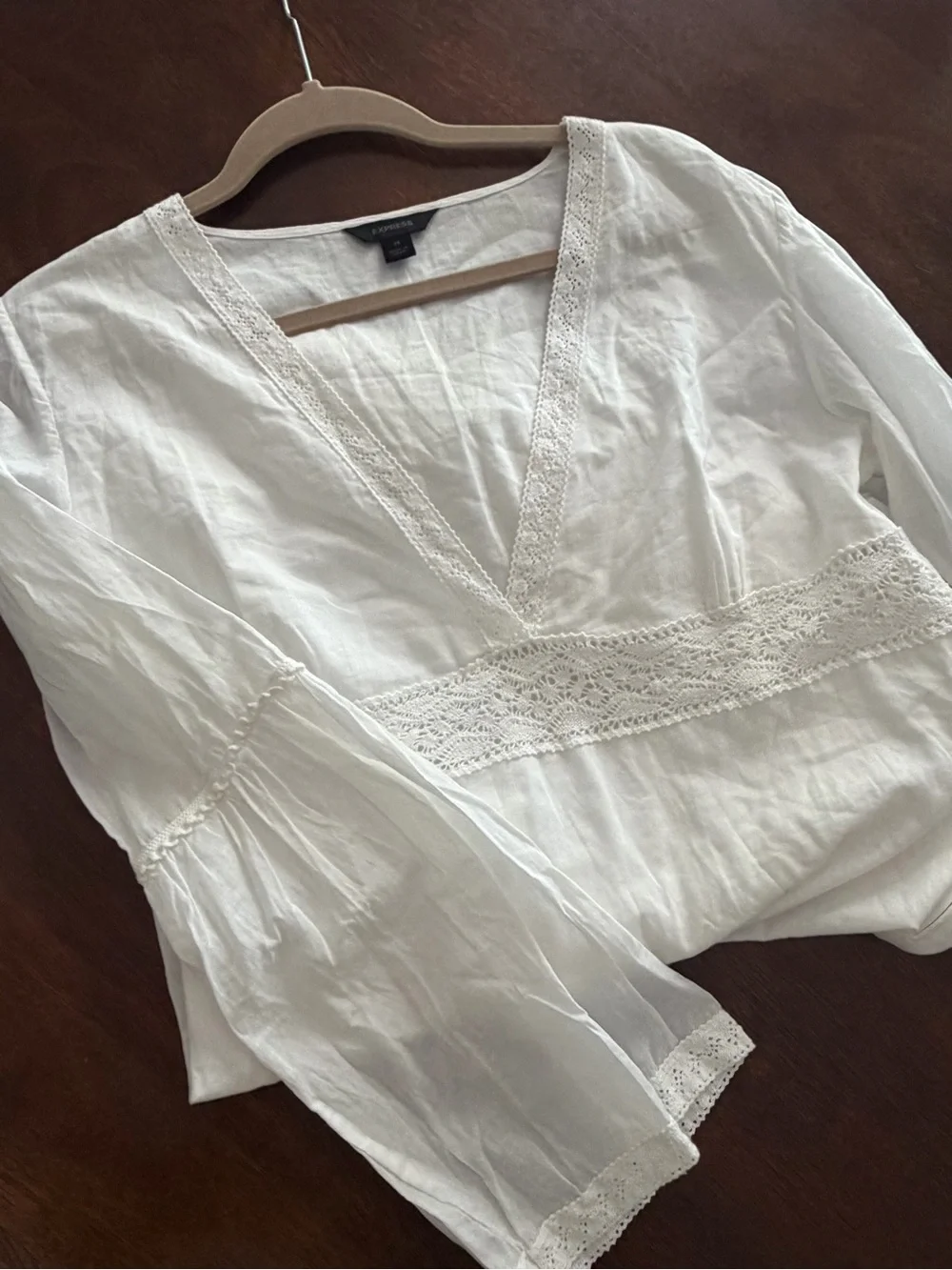 Express White 100% Cotton Dress - Picture 8 of 11